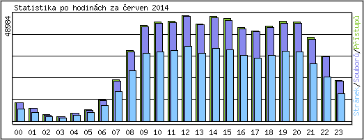 Statistika po hodin�ch