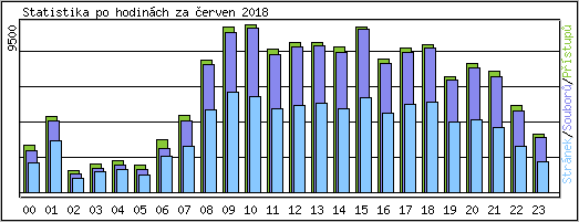 Statistika po hodin�ch
