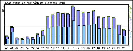 Statistika po hodin�ch